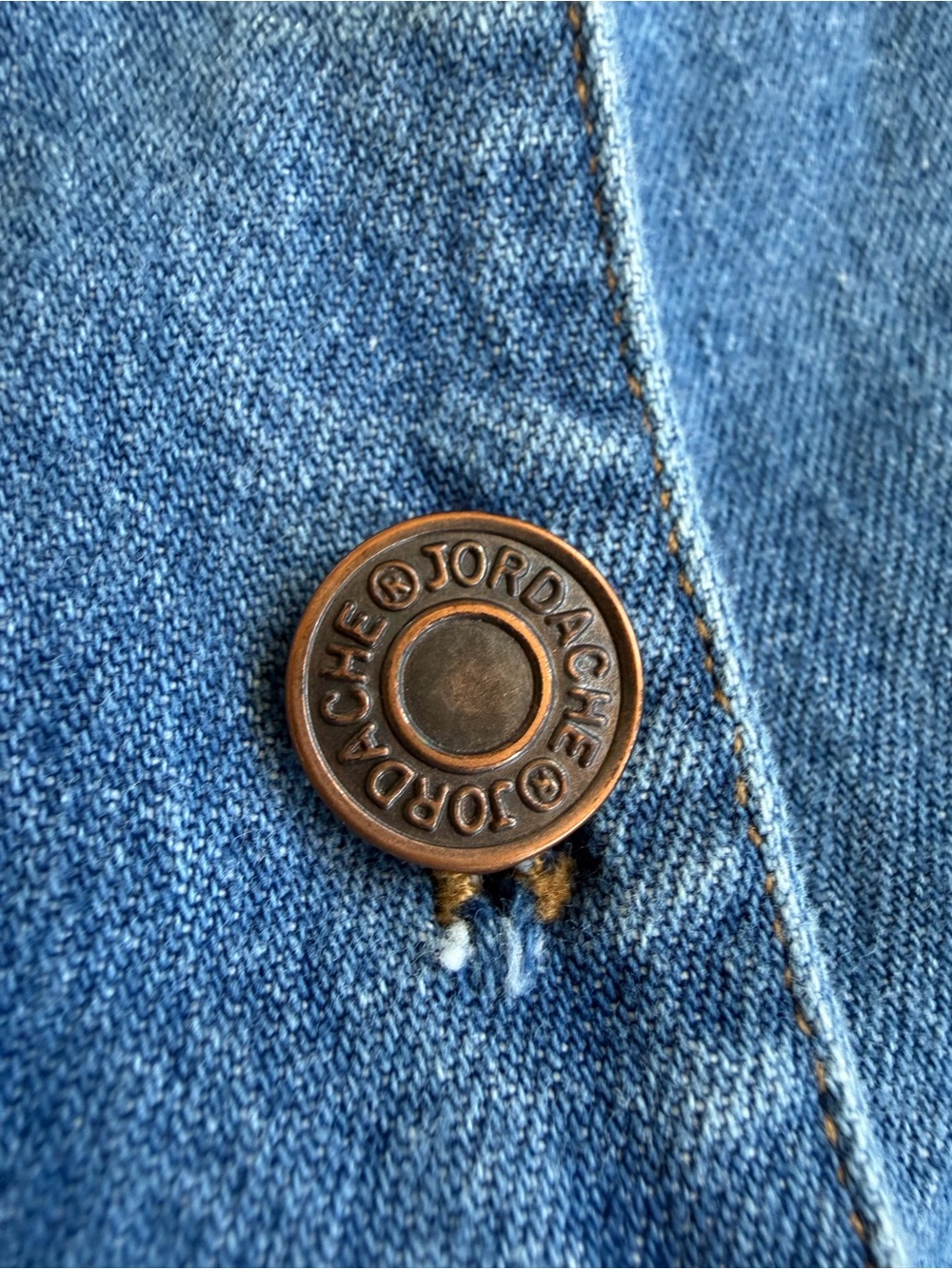 Vintage Jordache Blue Denim Sleeveless Romper - Picture 5 of 9